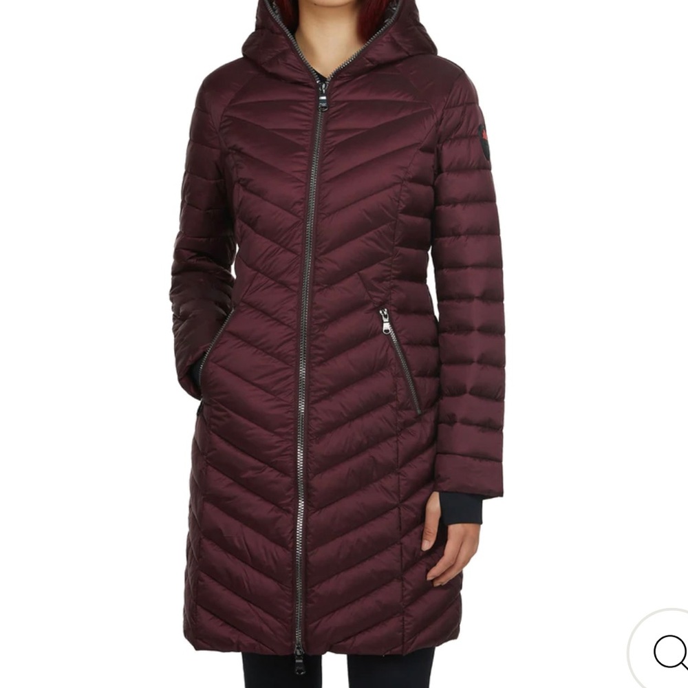NWT Burgundy Pajar Packable Coat